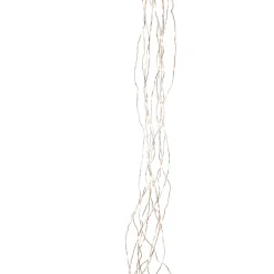 Gerson International Lawn & Outdoor Decor*6 Foot Long Warm White Micro Led Light String, Remote Function