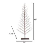 Gerson International Other Lit Trees*5 Foot Tall Brown Pre Lit Tree, 112 Warm White Leds