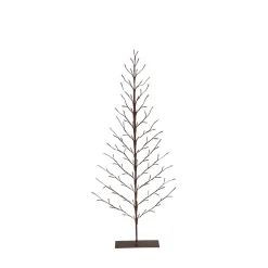Gerson International Other Lit Trees*5 Foot Tall Brown Pre Lit Tree, 112 Warm White Leds