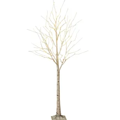 Gerson International Lawn And Outdoor Decor*6 Foot Tall Prelit Birch Tree, Warm White Leds