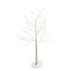 Gerson International Lawn And Outdoor Decor*7 Ft Tall Birch Tree With 250 Warm Led Lights, Holiday Decor