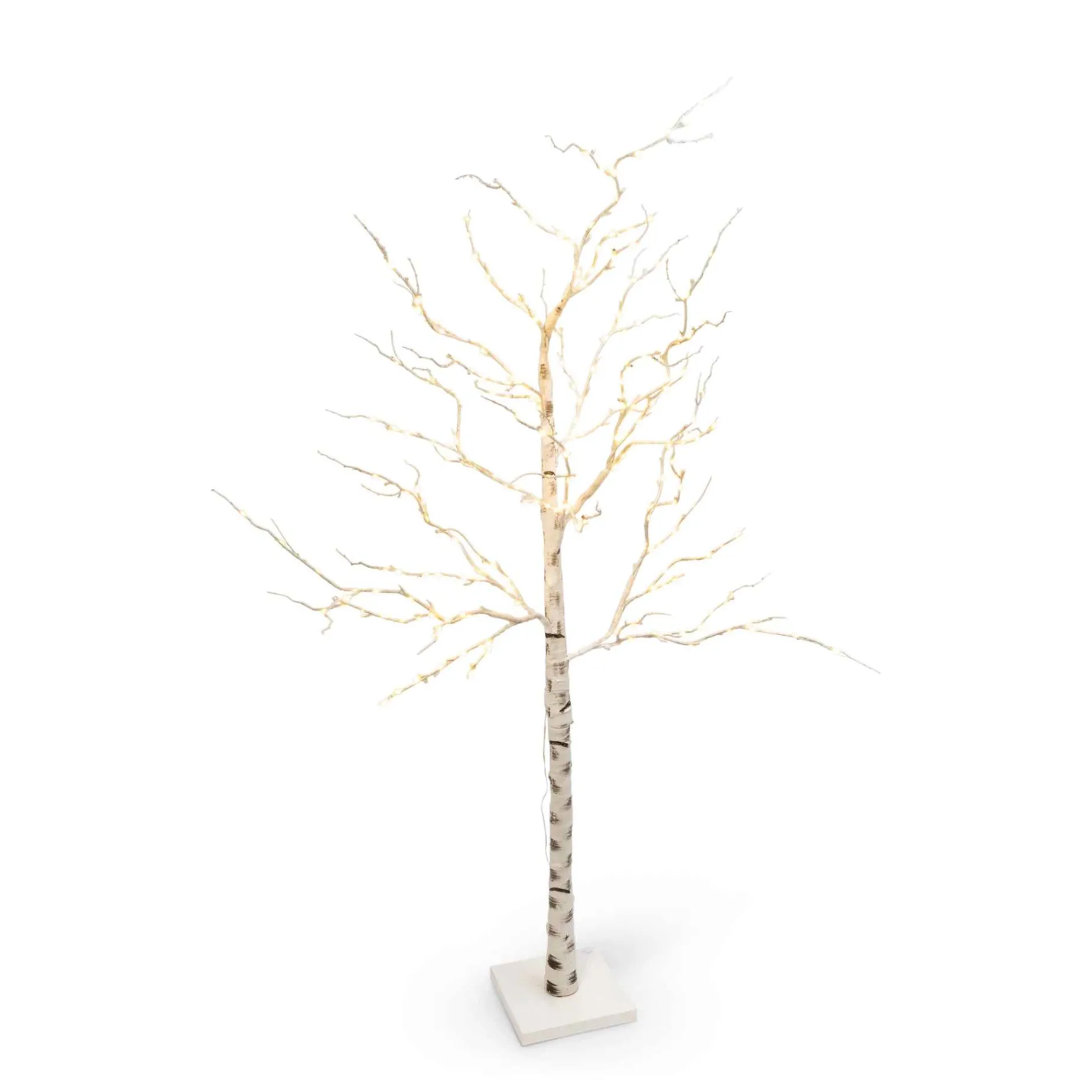 Gerson International Lawn And Outdoor Decor*7 Ft Tall Birch Tree With 250 Warm Led Lights, Holiday Decor