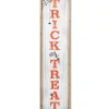Gerson International Lawn & Outdoor Decor*4 Ft Tall Trick Or Treat Halloween Porch Sign, Outdoor Decor