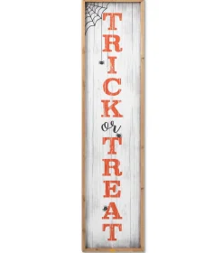 Gerson International Lawn & Outdoor Decor*4 Ft Tall Trick Or Treat Halloween Porch Sign, Outdoor Decor