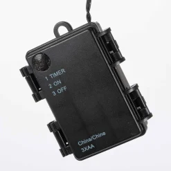 Gerson International Ligthed Items*20 In Black Halloween Twig Wreath With Bats And Orange Leds