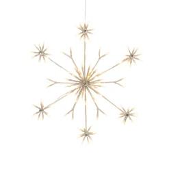 Gerson International Accent Lighting*20 In Led Snowflake, Outdoor Christmas Holiday Decor