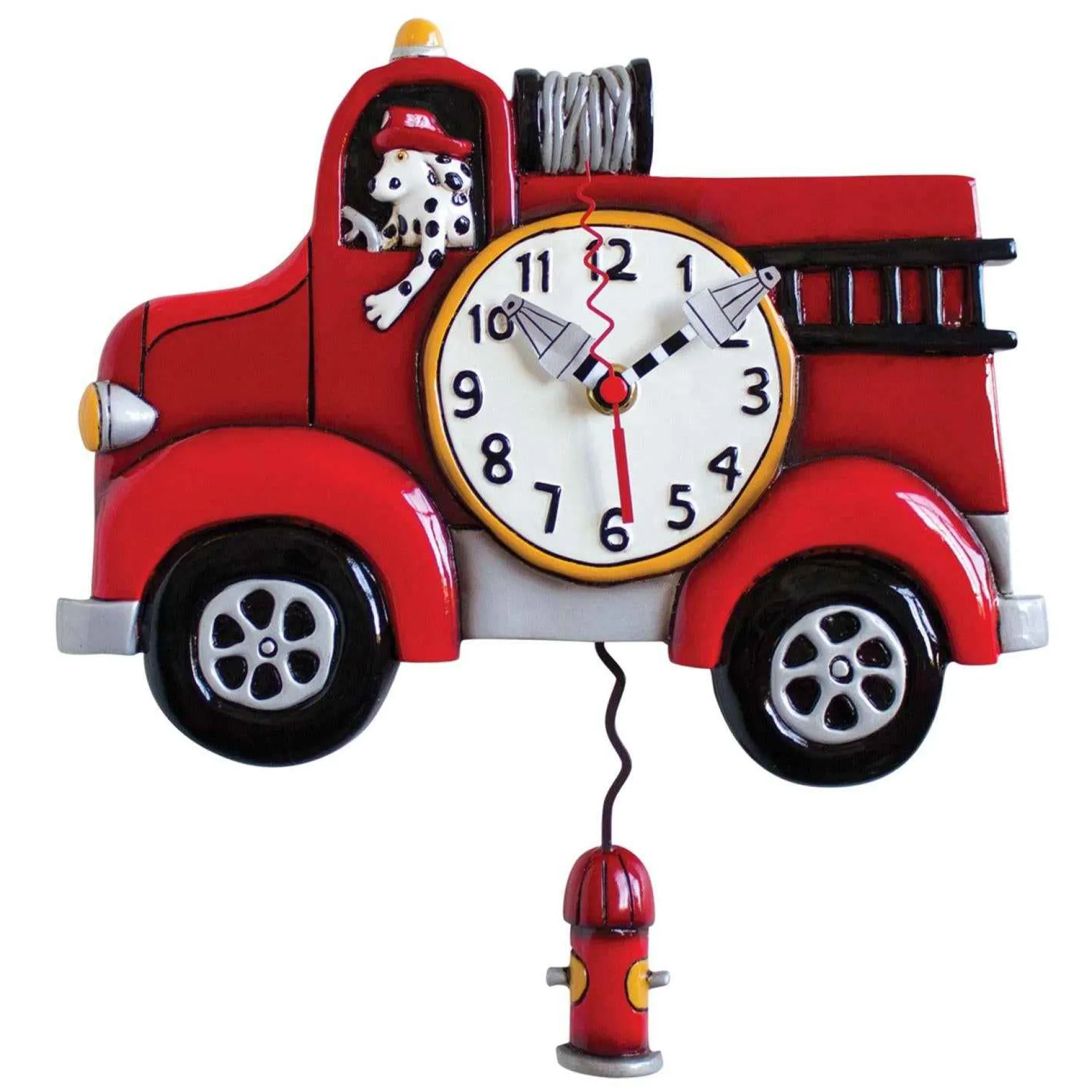 Enesco Wall Decor*Big Red Clock