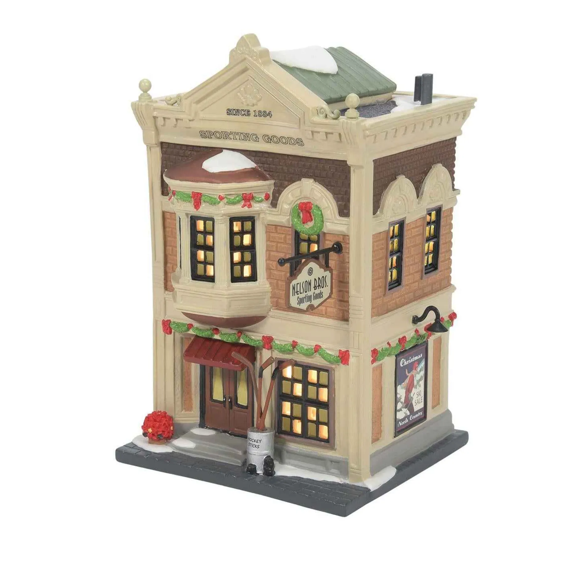 Enesco Department 56*Christmas In City Village Nelson Bros. Sporting Goods #6011386