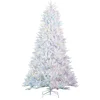 Gerson International Pre-Lit Trees*7.5Ft Pre-Lit White Parkview Pine Christmas Tree With Color Changing Led Lights