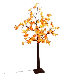 Gerson International Lawn & Outdoor Decor*4Ft. Tall Electric Lighted Maple Leaf Tree With 48 Warm White Micro Led Lights