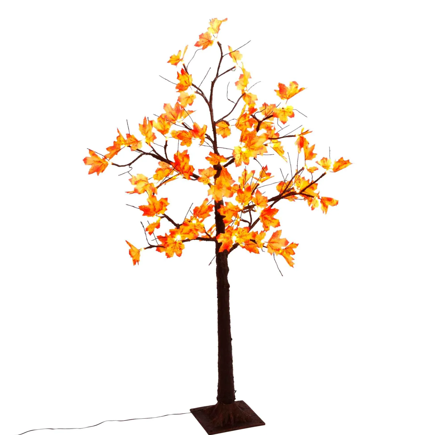 Gerson International Lawn & Outdoor Decor*4Ft. Tall Electric Lighted Maple Leaf Tree With 48 Warm White Micro Led Lights