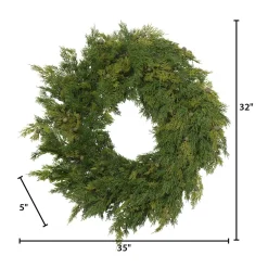 Gerson International Wreaths*32-In D Cedar With Berry Wreath