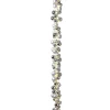 Gerson International Garlands*58.5-Inch Long Electric Silver Lighted Ornament Strung Garland