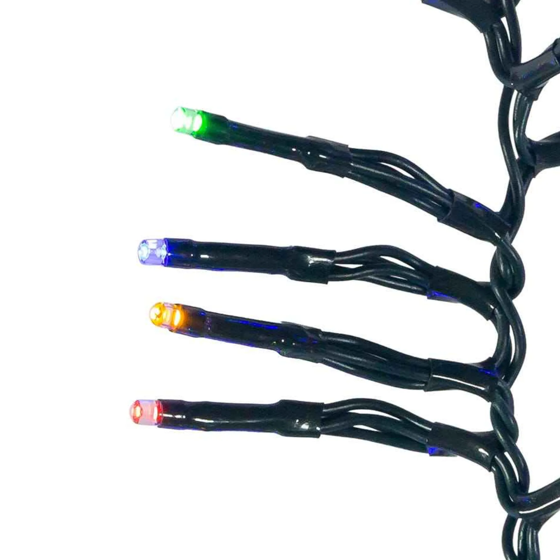 Kurt Adler Lawn And Outdoor Decor* Cul 1000-Light 33-Foot Cluster Garland With Multi-Color 3Mm Led Bulbs