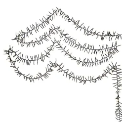 Kurt Adler Lawn And Outdoor Decor* Cul 1000-Light 33-Foot Cluster Garland With Warm White 3Mm Led Bulbs