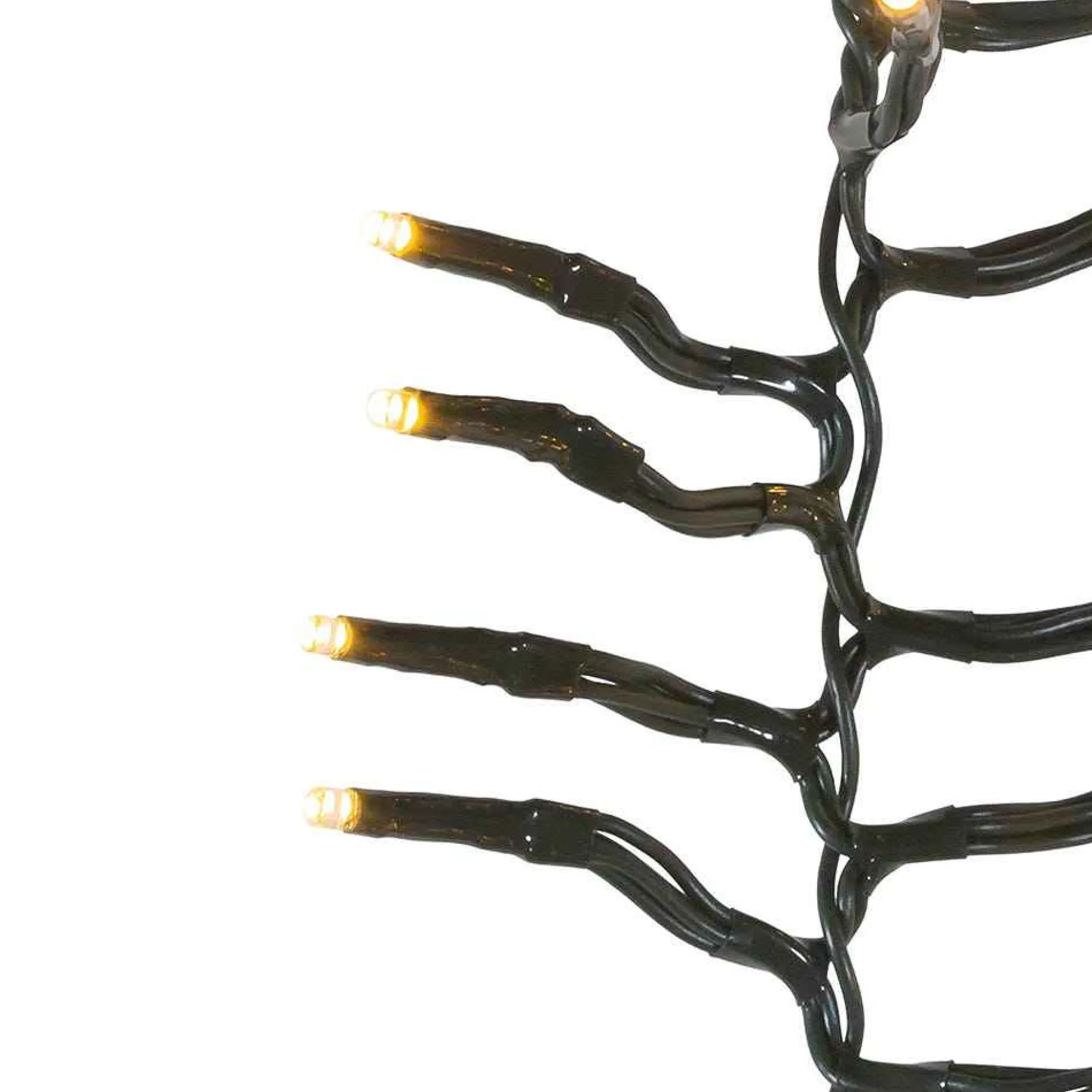 Kurt Adler Lawn And Outdoor Decor* Cul 1000-Light 33-Foot Cluster Garland With Warm White 3Mm Led Bulbs