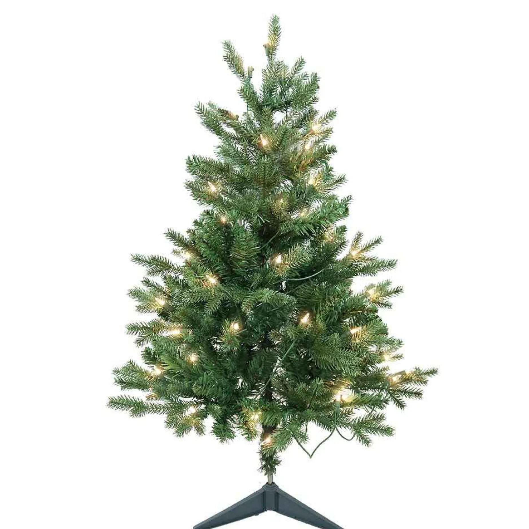Kurt Adler Pre-Lit Trees* 3-Foot Pre-Lit Clear Incandescent Jackson Pine Tree