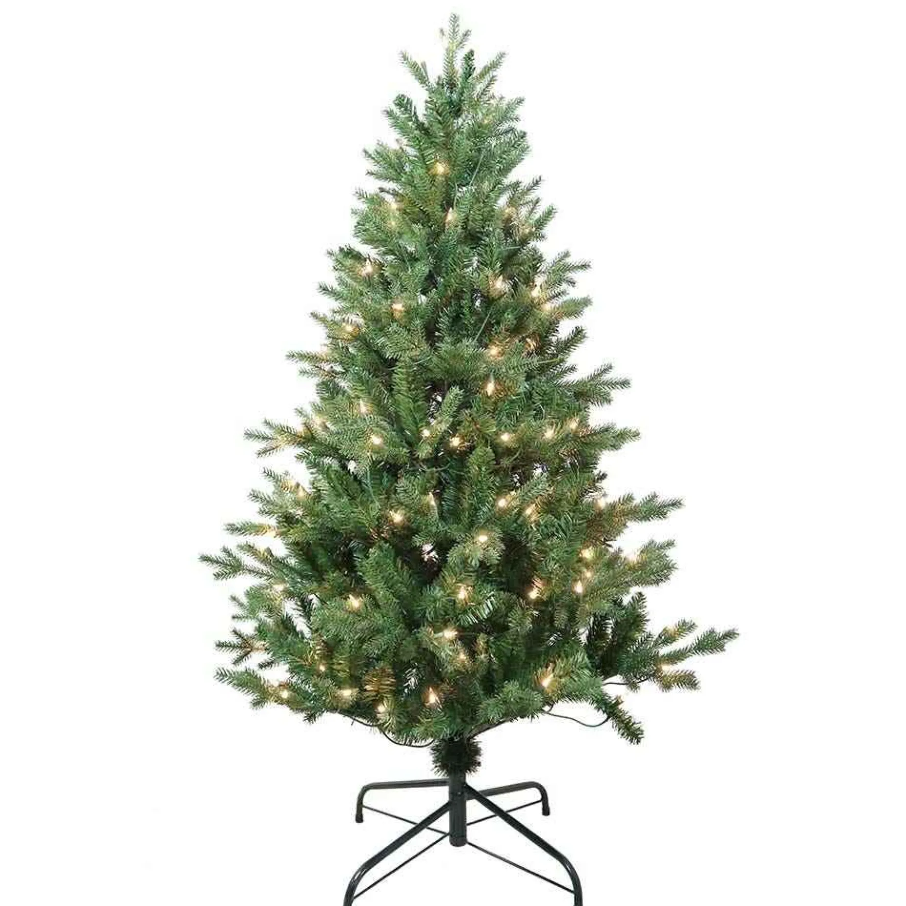 Kurt Adler Pre-Lit Trees* 4.5-Foot Pre-Lit Clear Incandescent Jackson Pine Tree