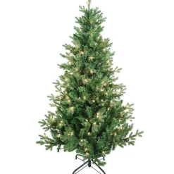 Kurt Adler Pre-Lit Trees* 5-Foot Pre-Lit Clear Incandescent Jackson Pine Tree