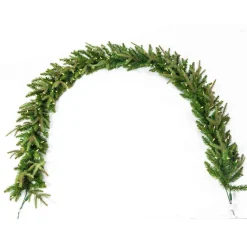 Kurt Adler Lawn And Outdoor Decor* 9-Foot Pre-Lit Warm White Led Grand Fir Garland