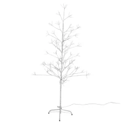 Kurt Adler Other Lit Trees* 5-Foot White Birch Tree With Warm White Led 8 Function Lights