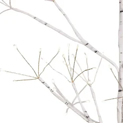 Kurt Adler Other Lit Trees* 5-Foot White Birch Tree With Warm White Led 8 Function Lights