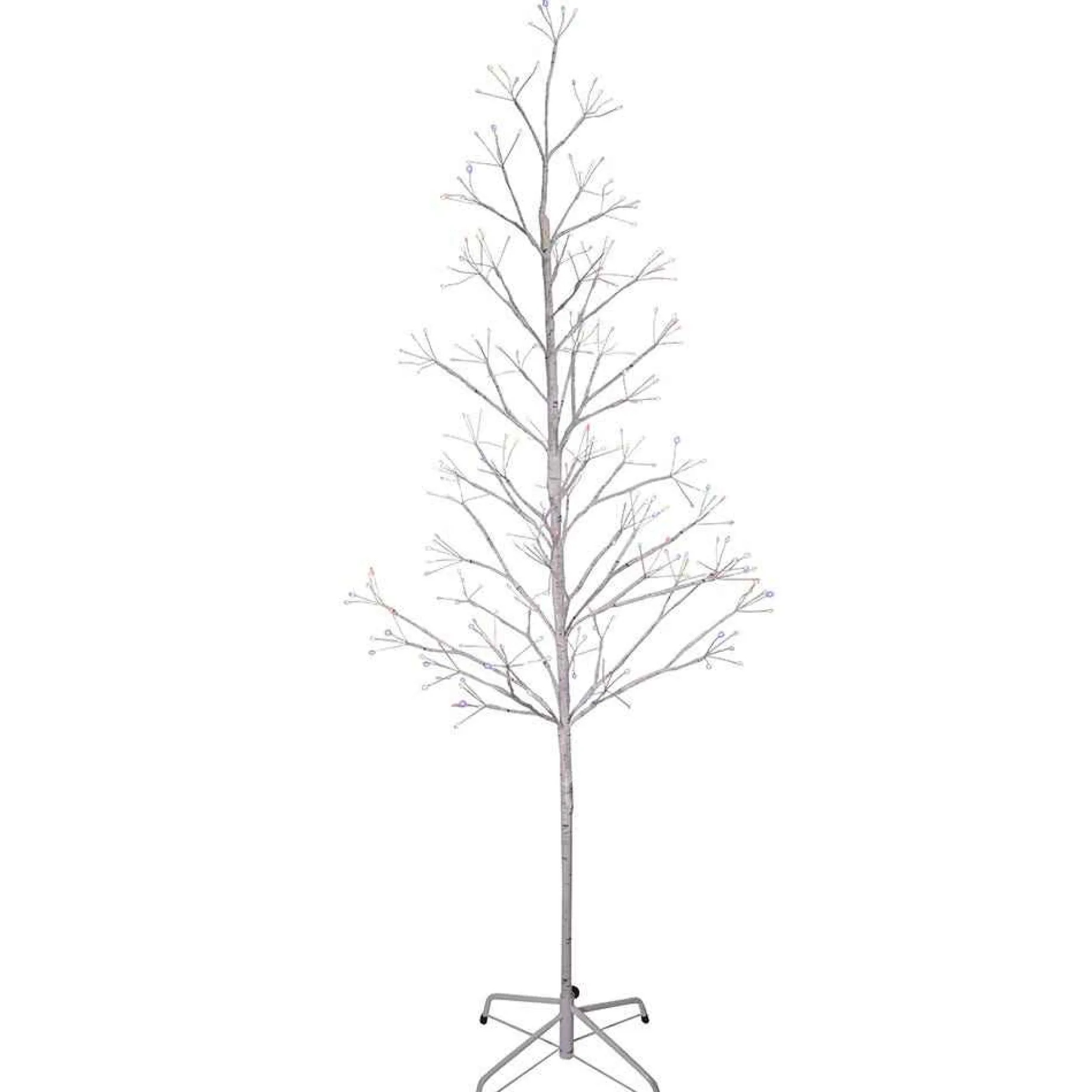 Kurt Adler Lawn And Outdoor Decor* 5-Foot White Birch Twig Tree With Multi-Color 8-Function Lights