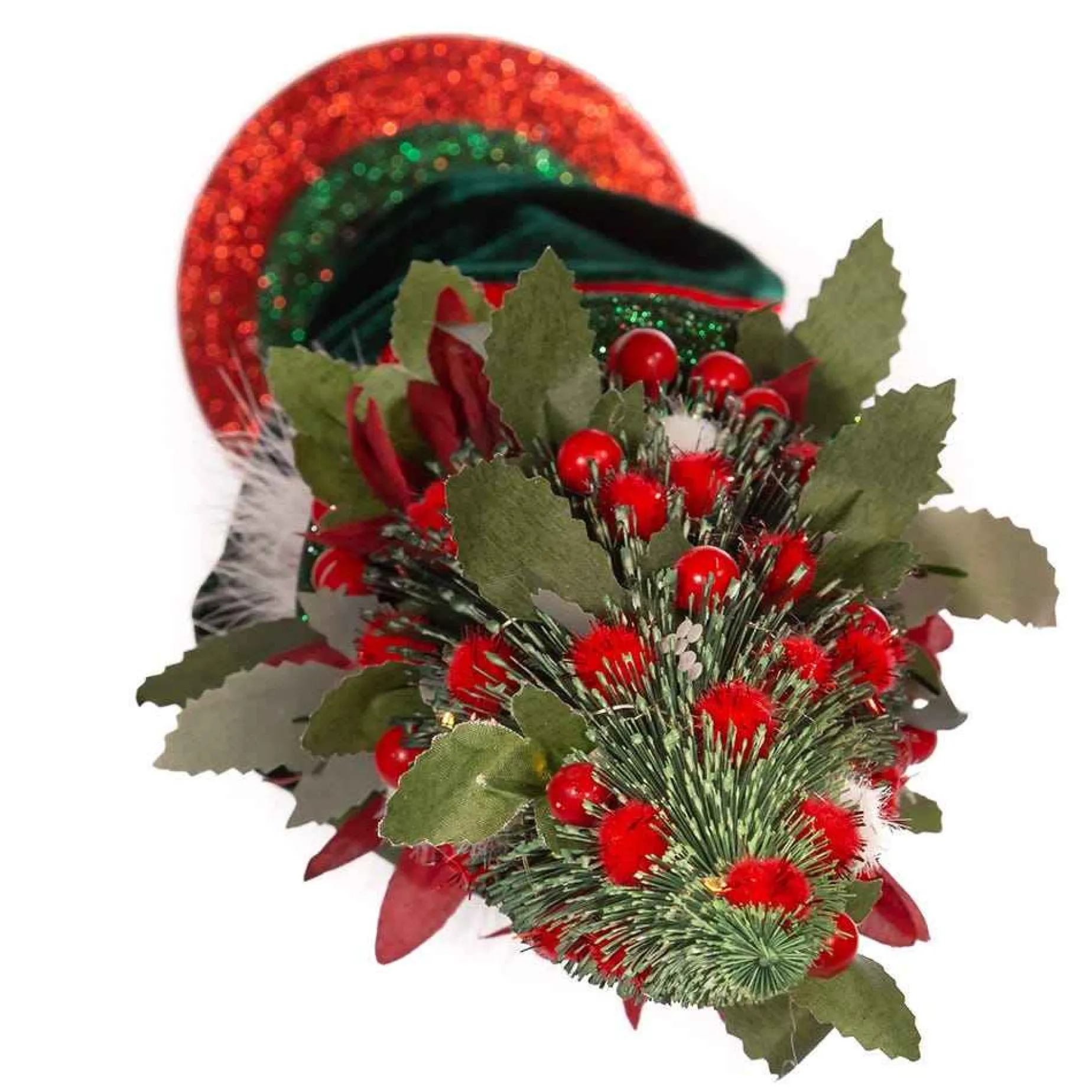 Kurt Adler Tabletop Items* 24-Inch Battery-Operated Hollywood Red And Dark Green Nutcracker With Led Hat