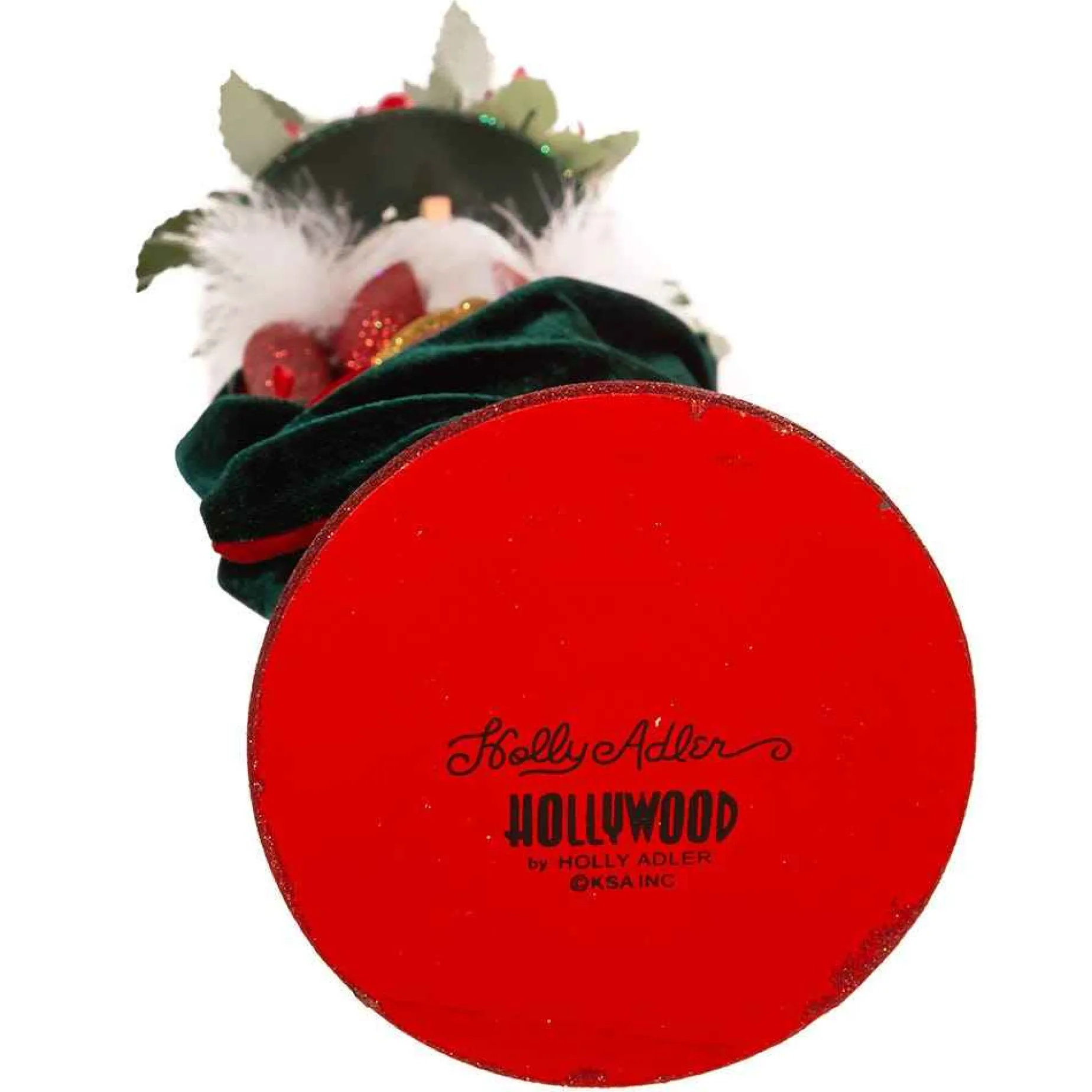 Kurt Adler Tabletop Items* 24-Inch Battery-Operated Hollywood Red And Dark Green Nutcracker With Led Hat