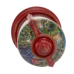 Kurt Adler Tabletop Items* 10.8-Inch Battery-Operated Usb Lighted Musical Nutcracker Water Lantern