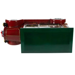 Kurt Adler Tabletop Items* 6.5-Inch Battery-Operated Lit Santa Truck Water Lantern