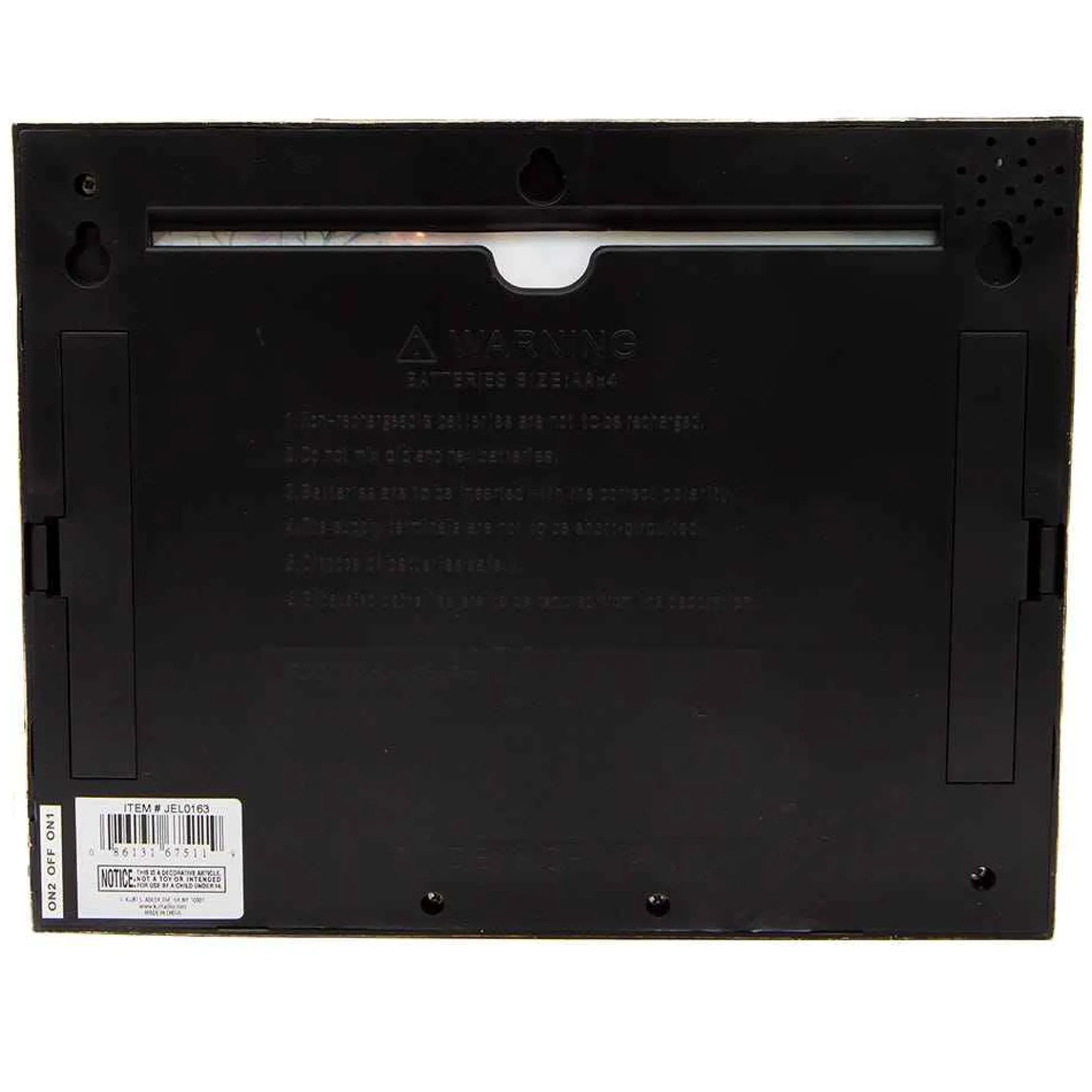 Kurt Adler Tabletop Items* 7.75-Inch Battery-Operated Musical Water Cardinals Frame