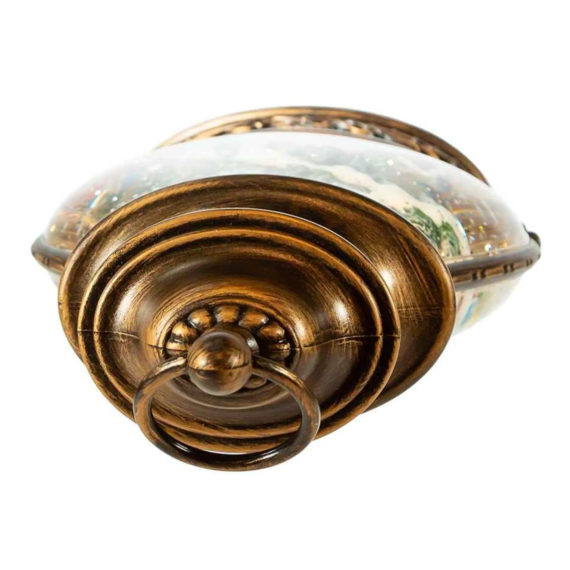 Kurt Adler Tabletop Items* 15-Inch Battery-Operated Lit Christmas Village Water Lantern