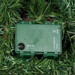 Kurt Adler Pre-Lit Trees* 26-Inch Battery-Operated Pre-Lit Red And Green Wall Tree With Bow