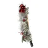 Kurt Adler Wreaths* 22-Inch Battery-Operated Red Berries, Balls And Silver Pinecone Wreath