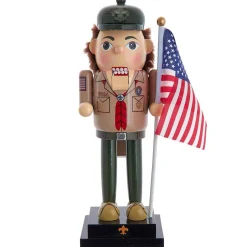 Kurt Adler Tabletop Items* 12.5-Inch Boy Scouts Of America Nutcracker