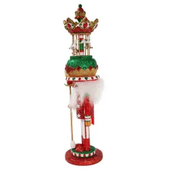 Kurt Adler Tabletop Items* 18-Inch Carousel Hat Musical Nutcracker