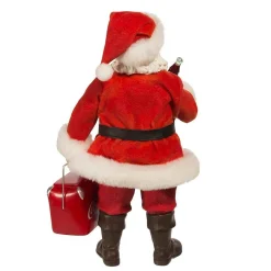 Kurt Adler Tabletop Items* 10.5-Inch Coke Santa With Cooler Table Piece