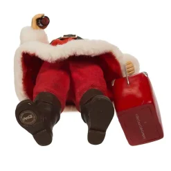 Kurt Adler Tabletop Items* 10.5-Inch Coke Santa With Cooler Table Piece