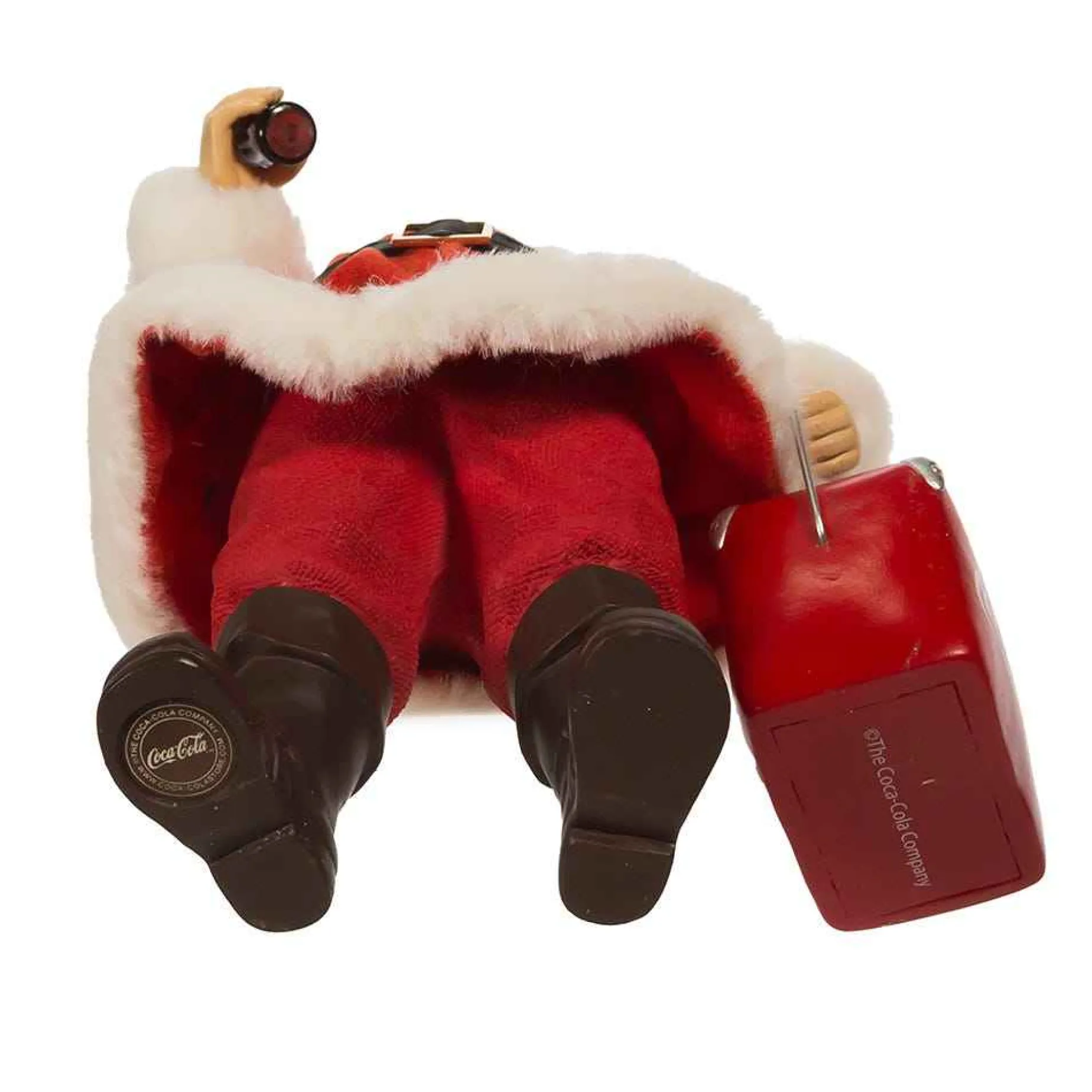 Kurt Adler Tabletop Items* 10.5-Inch Coke Santa With Cooler Table Piece