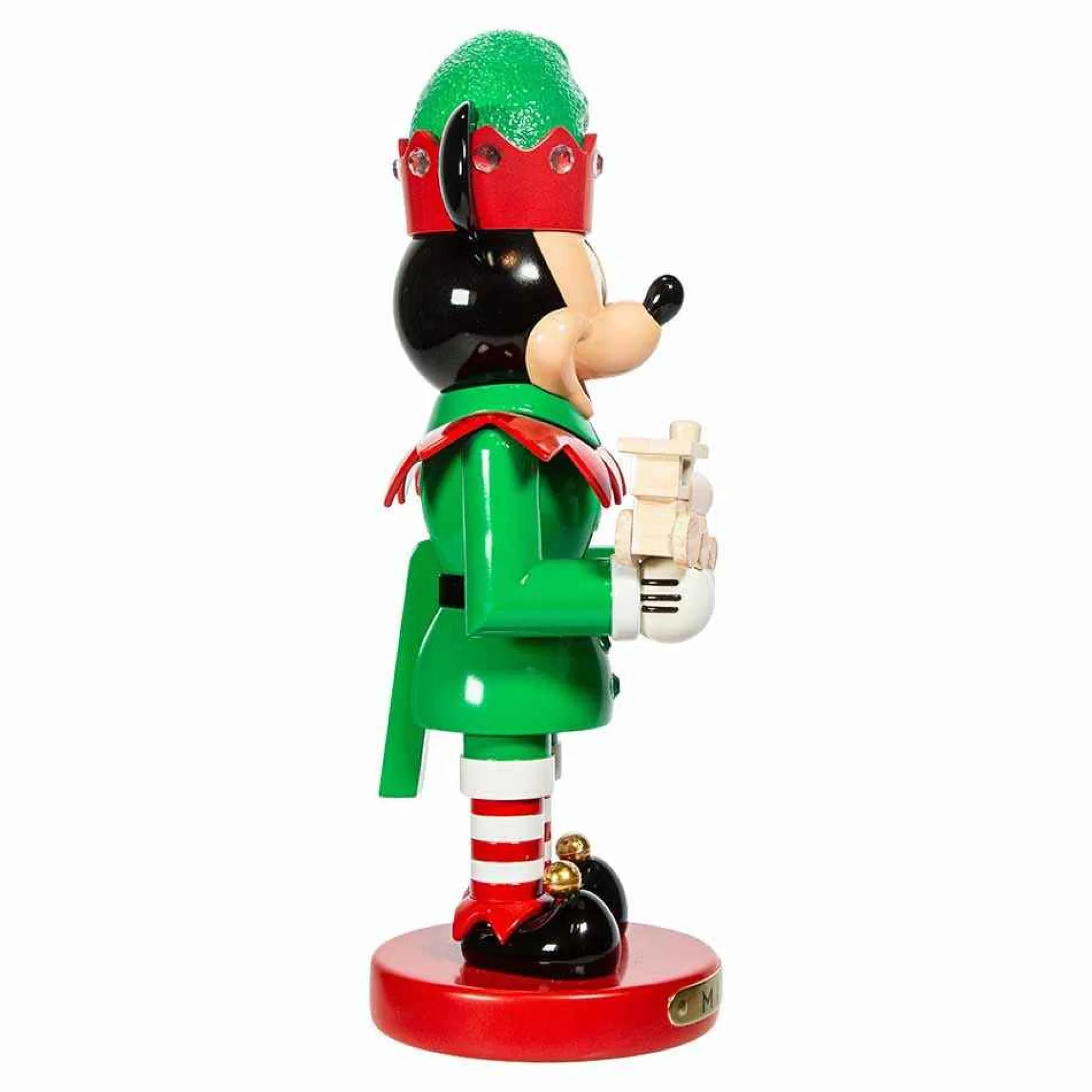 Kurt Adler Tabletop Items* 10-Inch Disney Mickey The Elf Nutcracker