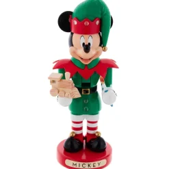Kurt Adler Tabletop Items* 10-Inch Disney Mickey The Elf Nutcracker