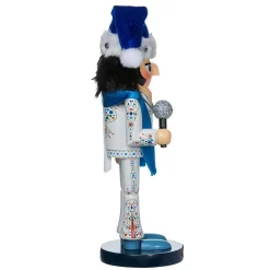 Kurt Adler Tabletop Items* 11-Inch Elvis King Of Spades Nutcracker