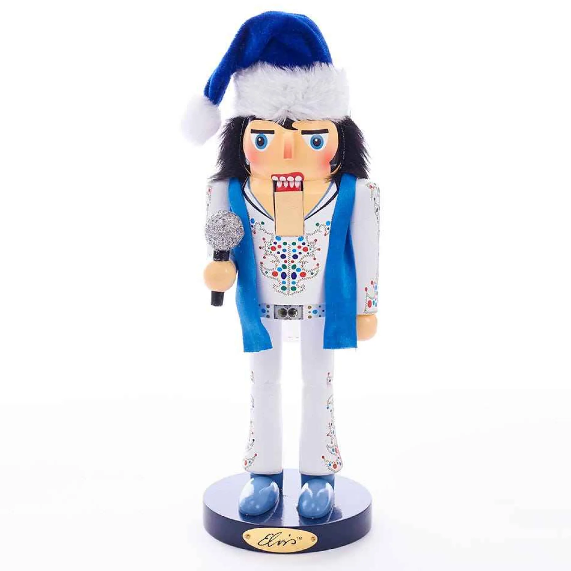 Kurt Adler Tabletop Items* 11-Inch Elvis King Of Spades Nutcracker