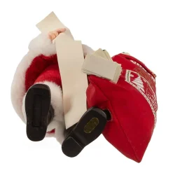 Kurt Adler Tabletop Items* 10.5-Inch Fabriche Santa With Mail And Elf