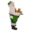Kurt Adler Tabletop Items* 10.5-Inch Fabriche™ Musical Irish Chef Santa