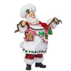Kurt Adler Tabletop Items* 12-Inch Fabriche Christmas Chef Santa