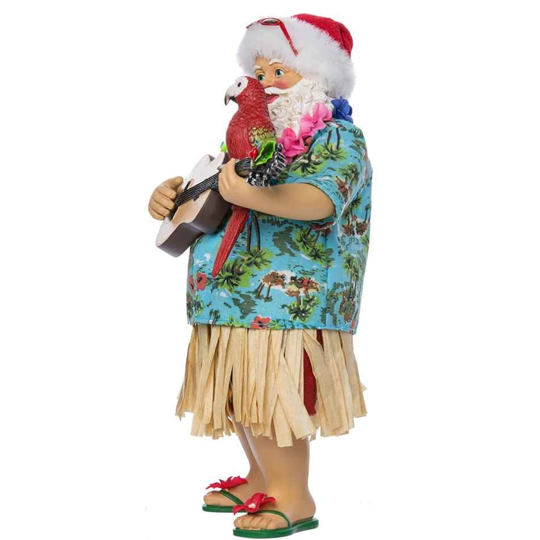 Kurt Adler Tabletop Items* 11-Inch Fabriche Beach Santa