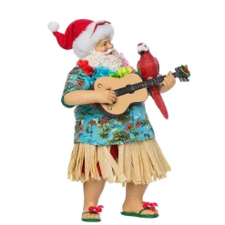 Kurt Adler Tabletop Items* 11-Inch Fabriche Beach Santa