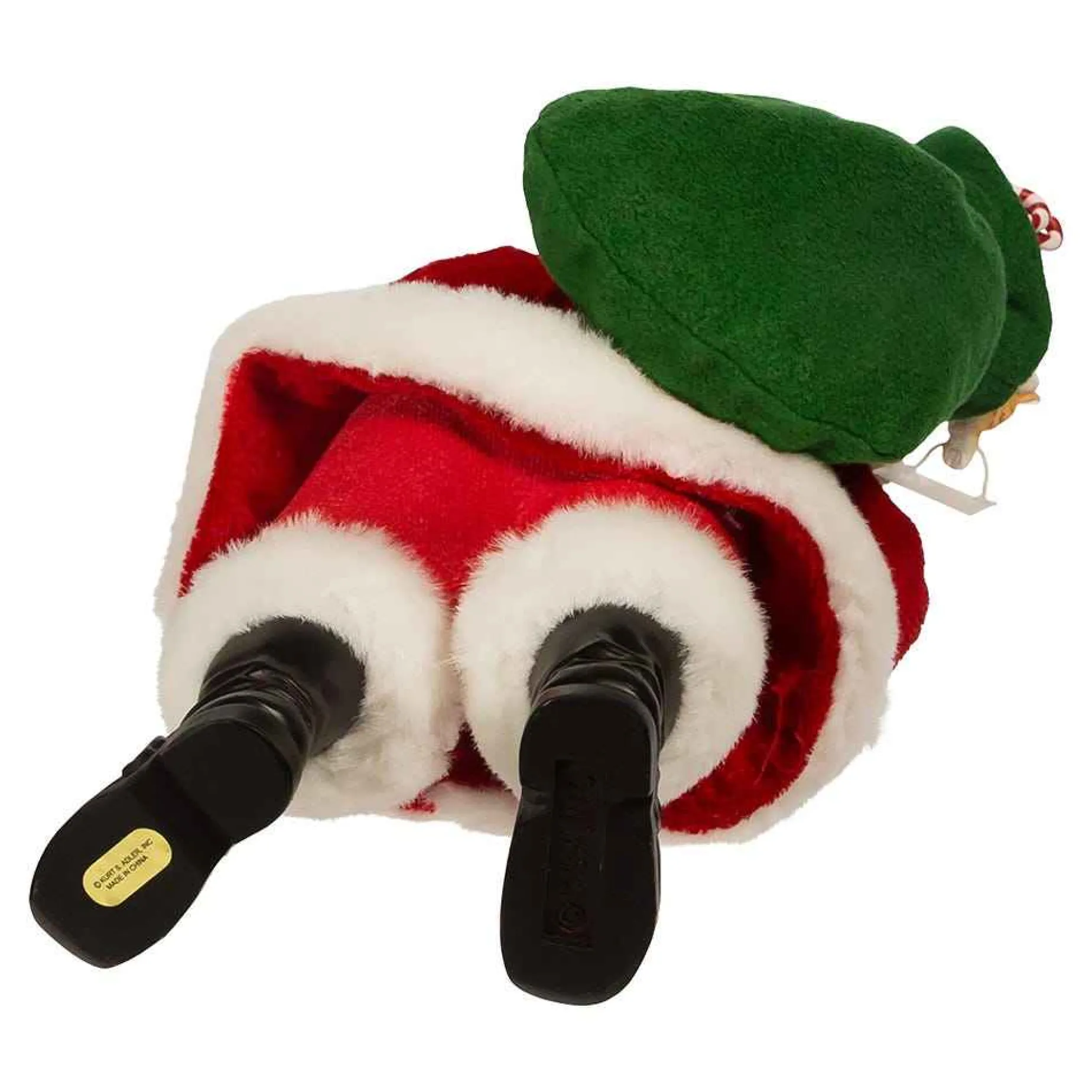 Kurt Adler Tabletop Items* 11-Inch Fabriche Santa Taking Selfie